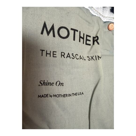 Mother Jeans Rascal Skimp Dark Denim Straight Leg Stretch Jeans NWT Size 26 - Picture 8 of 12